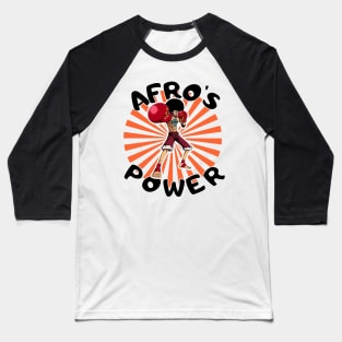 AFRO'S POWER Baseball T-Shirt